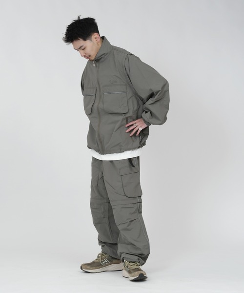 cash ポケットジャケット KEBOZ ナイロンジャケット SUPPLEX CONVERTIBLE JACKET 25SS