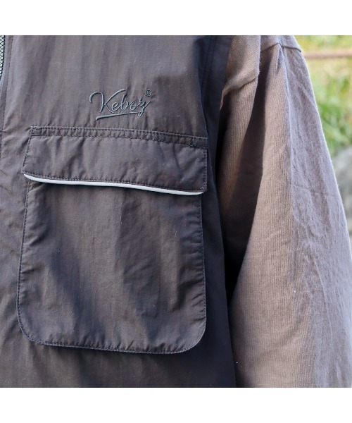 KEBOZ ナイロンジャケット SUPPLEX CONVERTIBLE JACKET 25SS メンズ