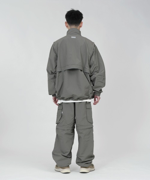 keboz ナイロンジャケット セットアップ 上下セット 完売品】ケボズ KEBOZ ナイロンジャケット セットアップ XL L 紺