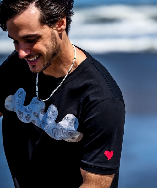 tシャツ muta MARINE/ムータ マリン/別注フロッキーWAVE TEE メンズ レディース | muta MARINE | 05