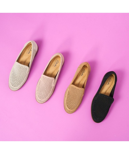 Clarks ローファー Trish Cove / トリッシュコーブ（ストーン