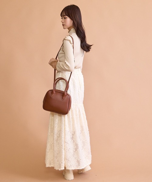 「paravion」 タートルネックニット FREE アイボリー レディース_画像5