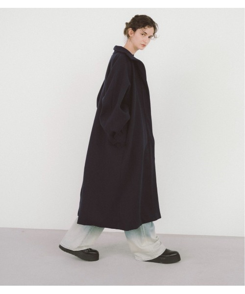 「duei」 コート FREE ネイビー レディース_画像4