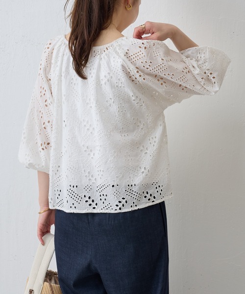 「BALLSEY」 7分袖ブラウス 36 ホワイト レディース BEARDSLEY 「BEARDSLEY」 7分袖ブラウス FREE ブラック