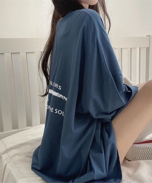 tシャツ バックプリントオーバーサイズTシャツ レディース バックプリント オーバーサイズ Tシャツ - メルカリ