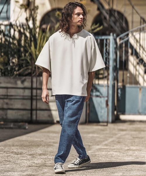 CAMBIO（カンビオ） ジーンズ mp13578- ダメージ加工JQDデニム