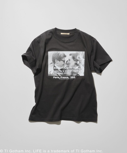 Curensology　LIFE CH Tシャツ　カレンソロジー　洗える　黒色 Curensology（カレンソロジー） tシャツ /「LIFE PICTURE COLLECTION