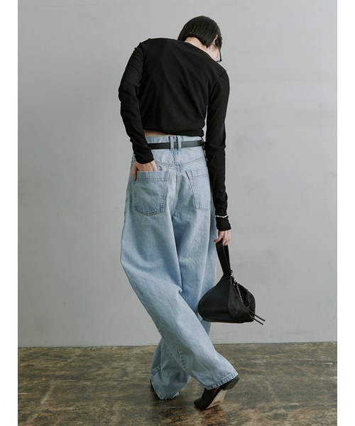 MIESROHE tシャツ ツイスト長袖TOPS レディース : ZOZOTOWN