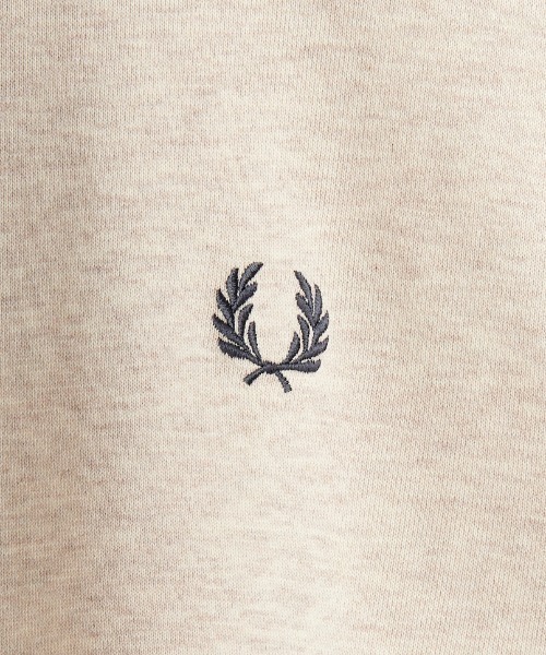 「FRED PERRY」 スウェットカットソー M ネイビー レディース FRED PERRY 「FRED PERRY」 スウェットカットソー M ネイビー
