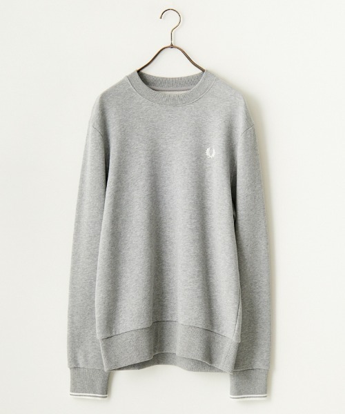FRED PERRY 「FRED PERRY」 スウェットカットソー M ネイビー