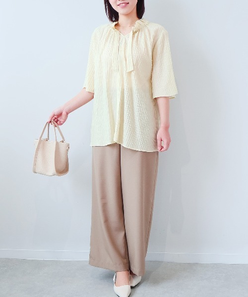 fleur by mint breeze ブラウス シャツ 「L〜5L 大きいサイズ