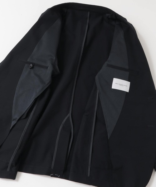 【BLACK】『イージーケア』LIFE STYLE TAILOR シアサッカーコンフォータブルジャケット セール】『イージーケア』LIFE STYLE TAILOR シアサッカー