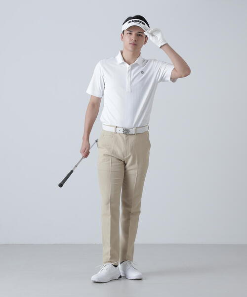 St ANDREWS ポロシャツ 「St ANDREWS」ハイゲージストライプUV半袖