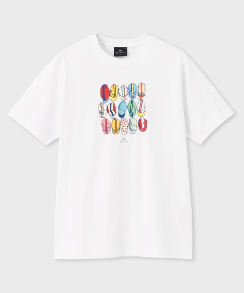 Paul Smith ポールスミス メンズ ロゴ プリント Tシャツ JP3437 ポール・スミス(Paul Smith) 半ソデ メンズTシャツ・カットソー