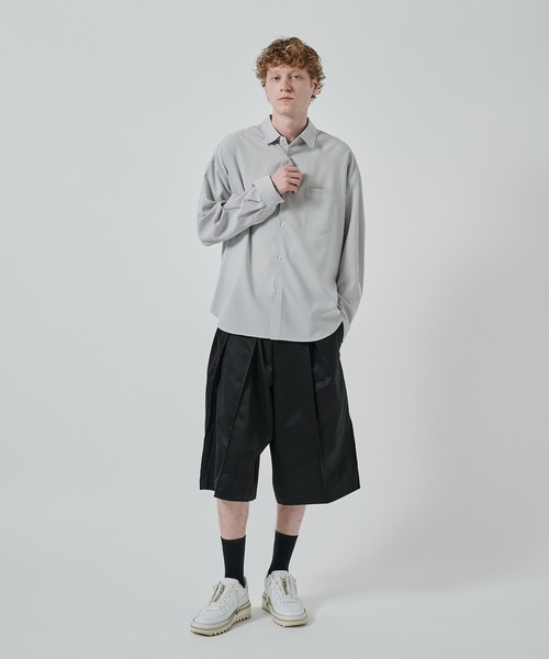 コウキアツ♡ KHOKI パンツ 「KHOKI」別注 Pleat-design shorts メンズ