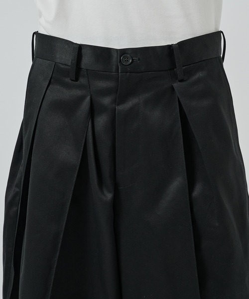 kkooosuke 様 オーダー注文専用❗️ KHOKI パンツ 「KHOKI」別注 Pleat-design shorts メンズ