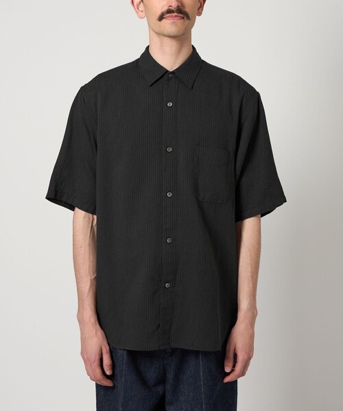 スティーブンアラン ピケストライプ シャツ 極美品 STEVEN ALAN シャツ 「Steven Alan」 CC ピケ ストライプ