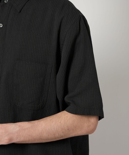 スティーブンアラン ピケストライプ シャツ 極美品 STEVEN ALAN シャツ 「Steven Alan」 CC ピケ ストライプ
