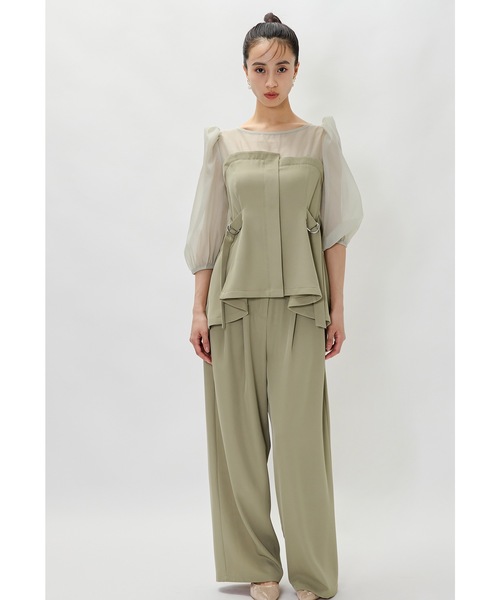 値下げ！niana 超美品！パンツドレス 値下げ！niana 超美品！パンツドレス niana ニアナ チュールドッキング