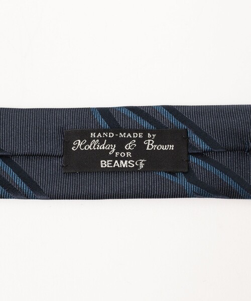【新品、未使用】Holiday & Brown オーバル柄ジャカードネクタイ Holliday & Brown（ホリデーアンドブラウン）の「Holliday & Brown