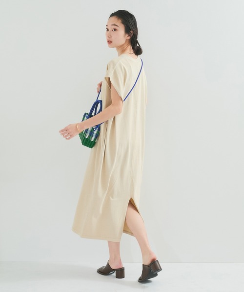 新品未使用 LANVIN ストライプ ポロワンピース URBAN RESEARCH Sonny Label ワンピース 接触冷感カノコポロ
