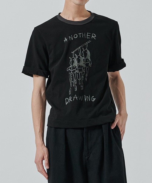 たなか　顔Tシャツ2 SHINYA KOZUKA(シンヤコヅカ) 25SS MY INITIAL DRAWING 2