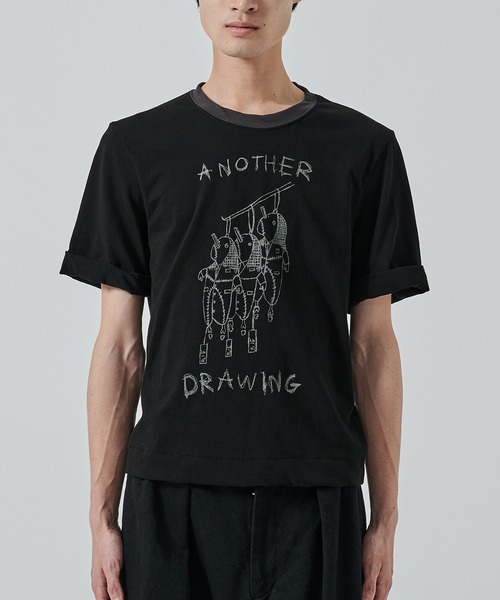 Tシャツ2 SHINYAKOZUKA tシャツ 別注 MY INITIAL DRAWING 2 メンズ