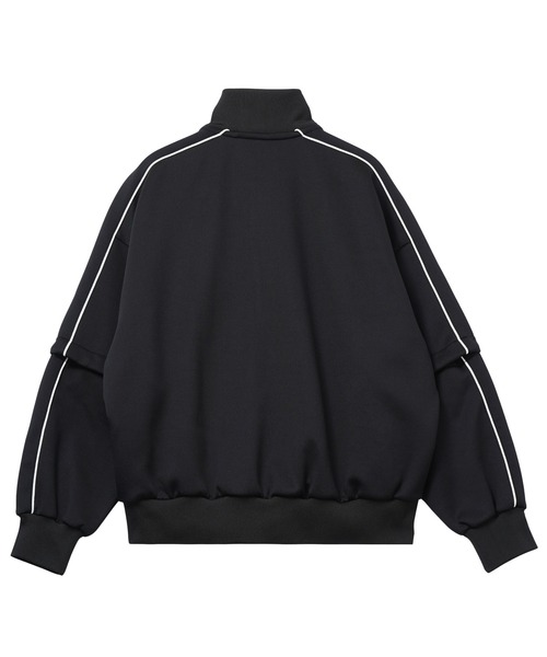 大人気 X-girl PENCIL SCRIPT LOGO 2WAY TRACK JACKET 着回し◎ X-girl ジャージ PENCIL SCRIPT LOGO 2WAY TRACK JACKET