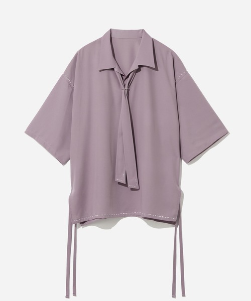 HARE（ハレ） シャツ 「一部カラーSET UP対応」メタルパーツボウタイ