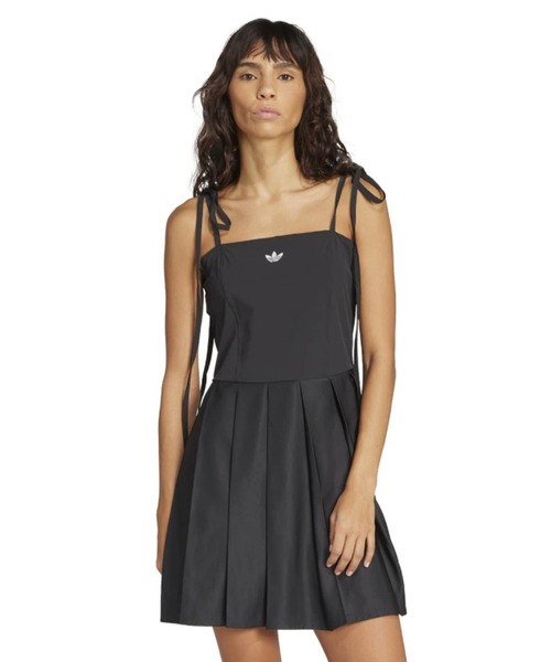 EUROPA DRESS adidas アディダス ワンピース ワンピドレス adidas ワンピース RIBBON PLEATED MINI DRESS / アディダス