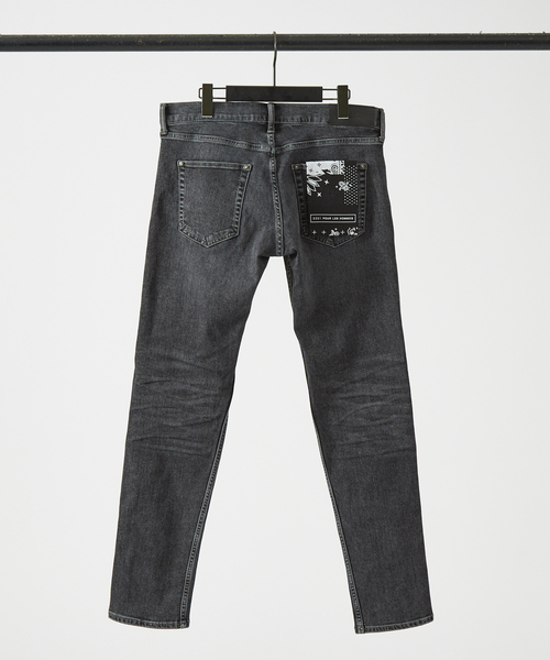 5351POUR LES HOMMES デニムパンツ スキニー 46サイズ 5351 POUR LES HOMMES 「5351 HOMMES」 加工スキニーデニム