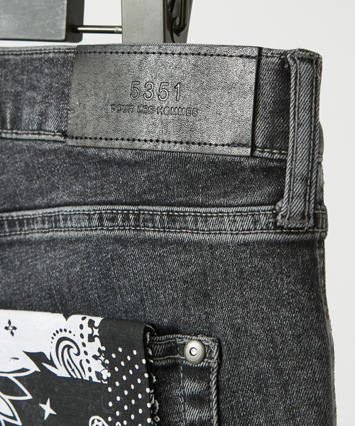 5351POUR LES HOMMES デニムパンツ スキニー 46サイズ 5351 POUR LES HOMMES 「5351 HOMMES」 スキニーデニムパンツ 46