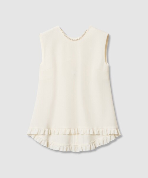 ✤美品✤LOULOU WILLOUGHBY フリルディティールブラウス　ホワイト LOULOU WILLOUGHBY ブラウス シャツ 「LOULOU WILLOUGHBY