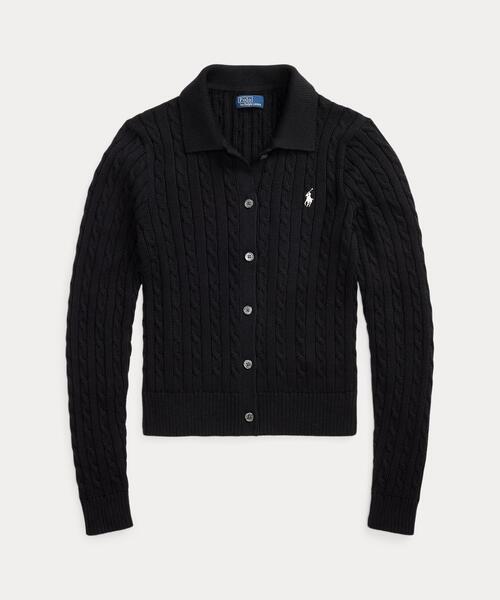 コリアグランドセール 2025 RALPH POLO LAUREN コットン ケーブルニット カーディガン トップス