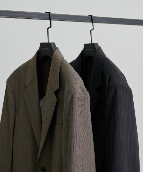 XL相当 現行品✨デペトリロ サマーウール テーラードジャケット 50 グレー ジャケット テーラードジャケット SUMMER WOOL シングルジャケット