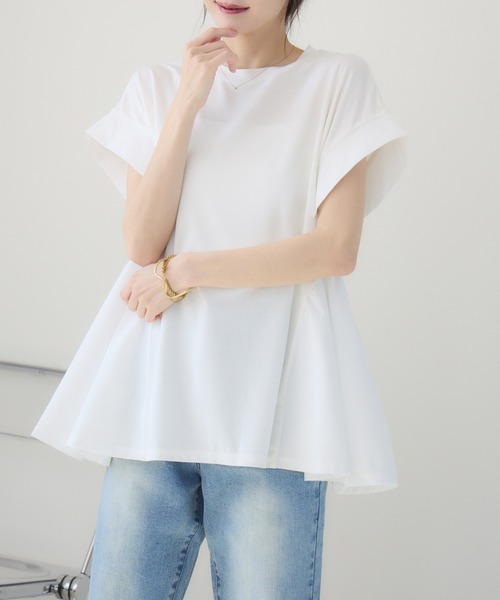 tシャツ 「meeny miny」「インフルエンサーmiiコラボ」”褒められ”ゆるっとTシャツ レディース