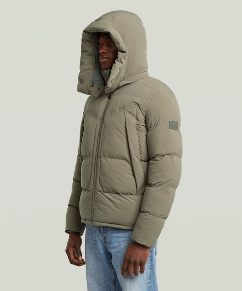 G-STAR RAW ダウンジャケット ダウン G-WHISTLER PADDED HOODED JACKET