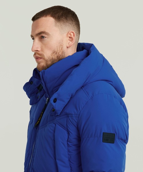 G-STAR RAW ダウンジャケット ダウン G-WHISTLER PADDED HOODED JACKET