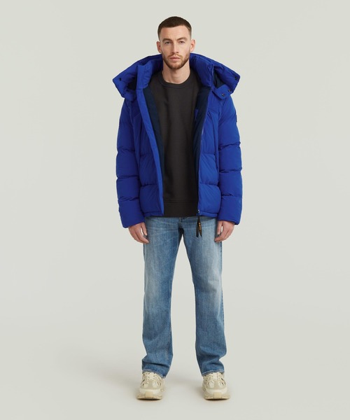 G-STAR RAW ダウンジャケット ダウン G-WHISTLER PADDED HOODED JACKET