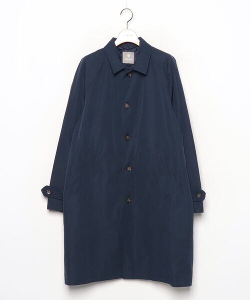 NANO universe（ナノ・ユニバース） ステンカラーコート - ネイビー