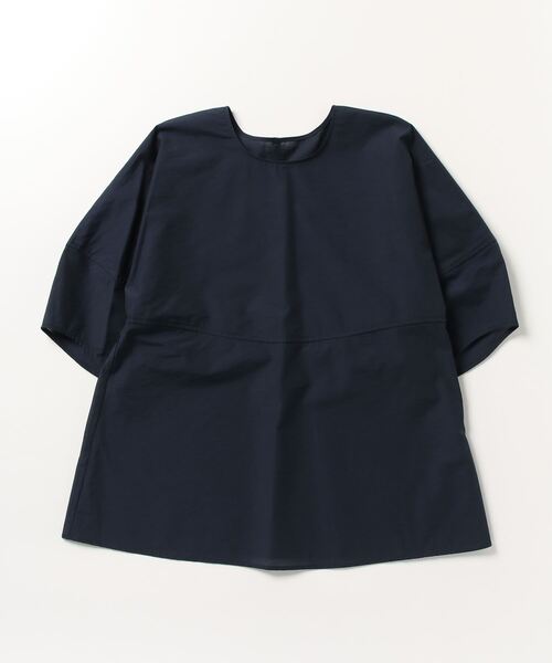 「Demi-Luxe BEAMS」 半袖ブラウス FREE ネイビー レディース