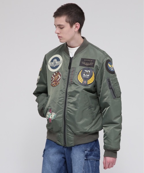 美品❗️AVIREX TOP GUN MA-1 フライトジャケット　ミリタリー　M AVIREX アビレックス TOP GUN MA-1 フライトジャケット アウター