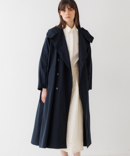 DESIGNWORKS ステンカラーコート コート フードコート