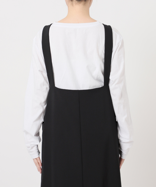 spickandspan ブラック　サロペット　スカート　36 Spick＆Span 「Spick & Span」 サロペットスカート 36 ブラック
