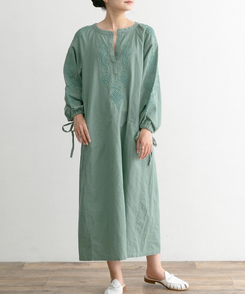 Sara mallika 長袖ワンピース sara mallika 「sara mallika」 長袖ワンピース SMALL ブラック