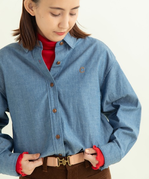 CHILD WOMAN - 29 チャイルドウーマン CHILDWOMAN 刺繍 ブラウス シャツ トップス CHILD WOMAN（チャイルドウーマン） ブラウス シャツ インディゴ