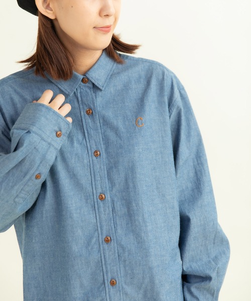 CHILD WOMAN - 29 チャイルドウーマン CHILDWOMAN 刺繍 ブラウス シャツ トップス CHILD WOMAN（チャイルドウーマン） ブラウス シャツ インディゴ