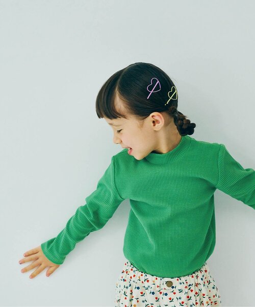 tシャツ 「ジュニア対応」イロチ買いしたいストレッチリブトップス リンク キッズ 子供服 男の子 女の子 | p.premier | 04