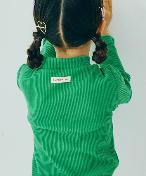 tシャツ 「ジュニア対応」イロチ買いしたいストレッチリブトップス リンク キッズ 子供服 男の子 女の子 | p.premier | 18