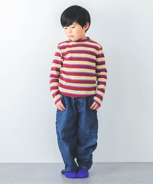 tシャツ 「ジュニア対応」イロチ買いしたいストレッチリブトップス リンク キッズ 子供服 男の子 女の子 | p.premier | 27